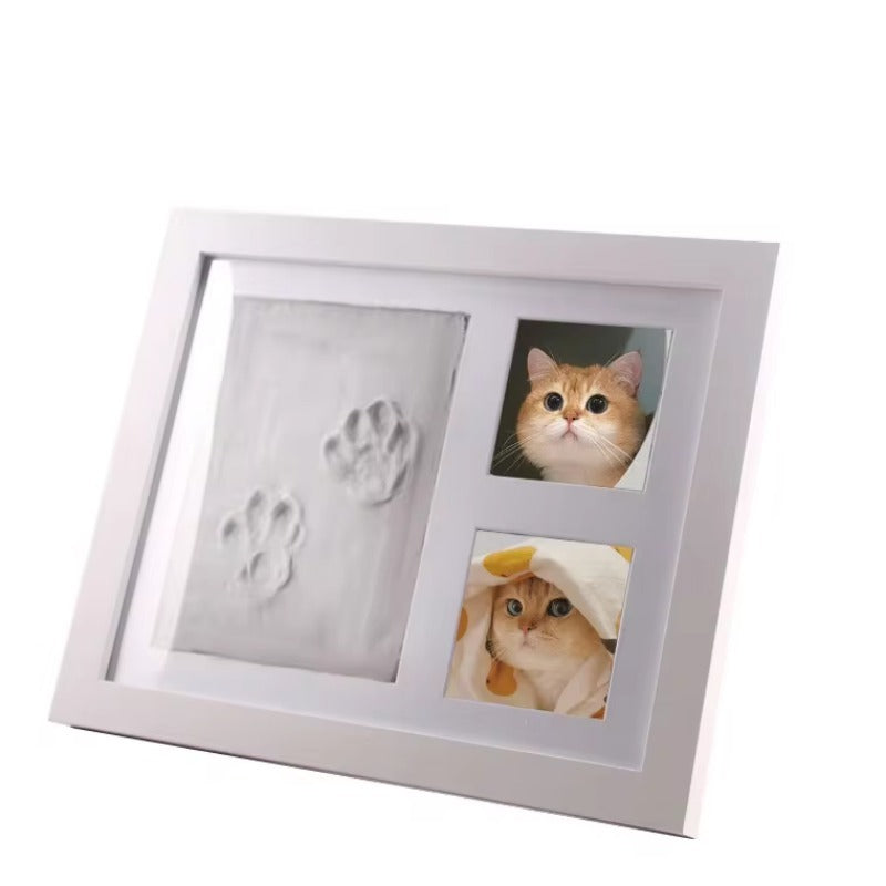 Pet Hand And Foot Print Photo Frame Cat Paw Print Footprint Print Mud DIY Dog Palm Print Commemorative Photo Frame Set Up