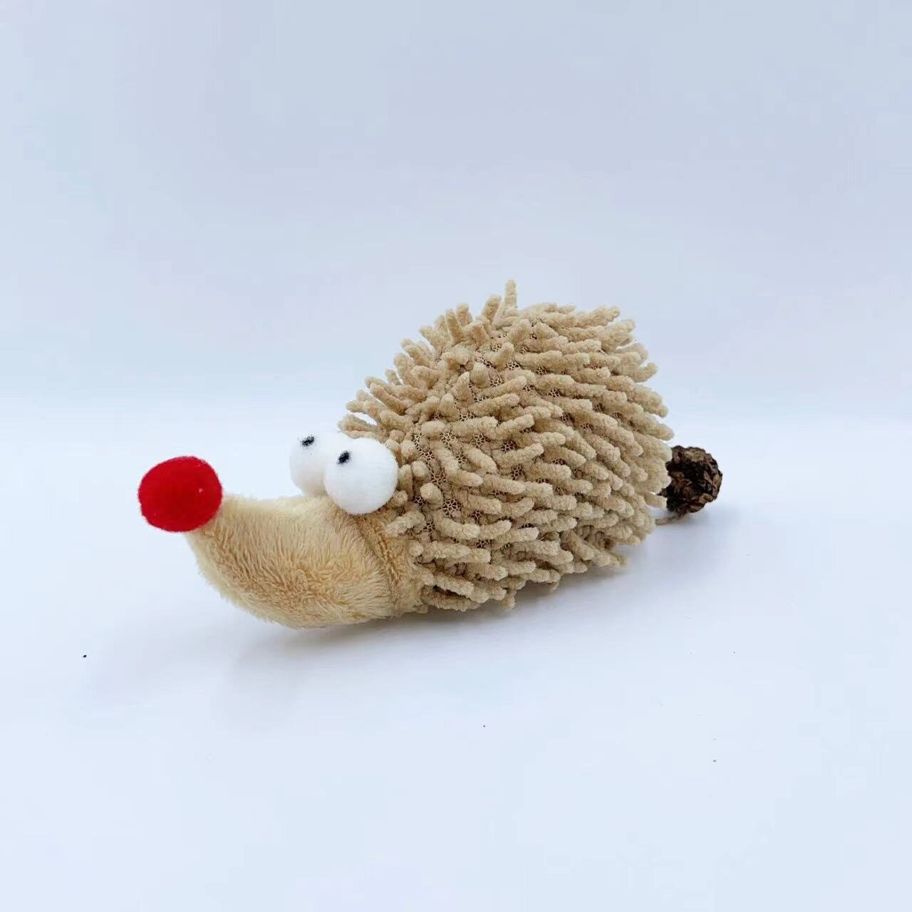 Cute Plush Cartoon Hedgehog Cat Toy