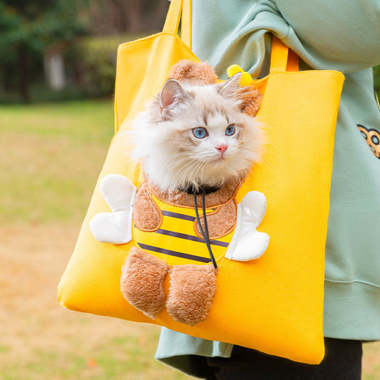 Bee Out Cute Canvas Pet Bag