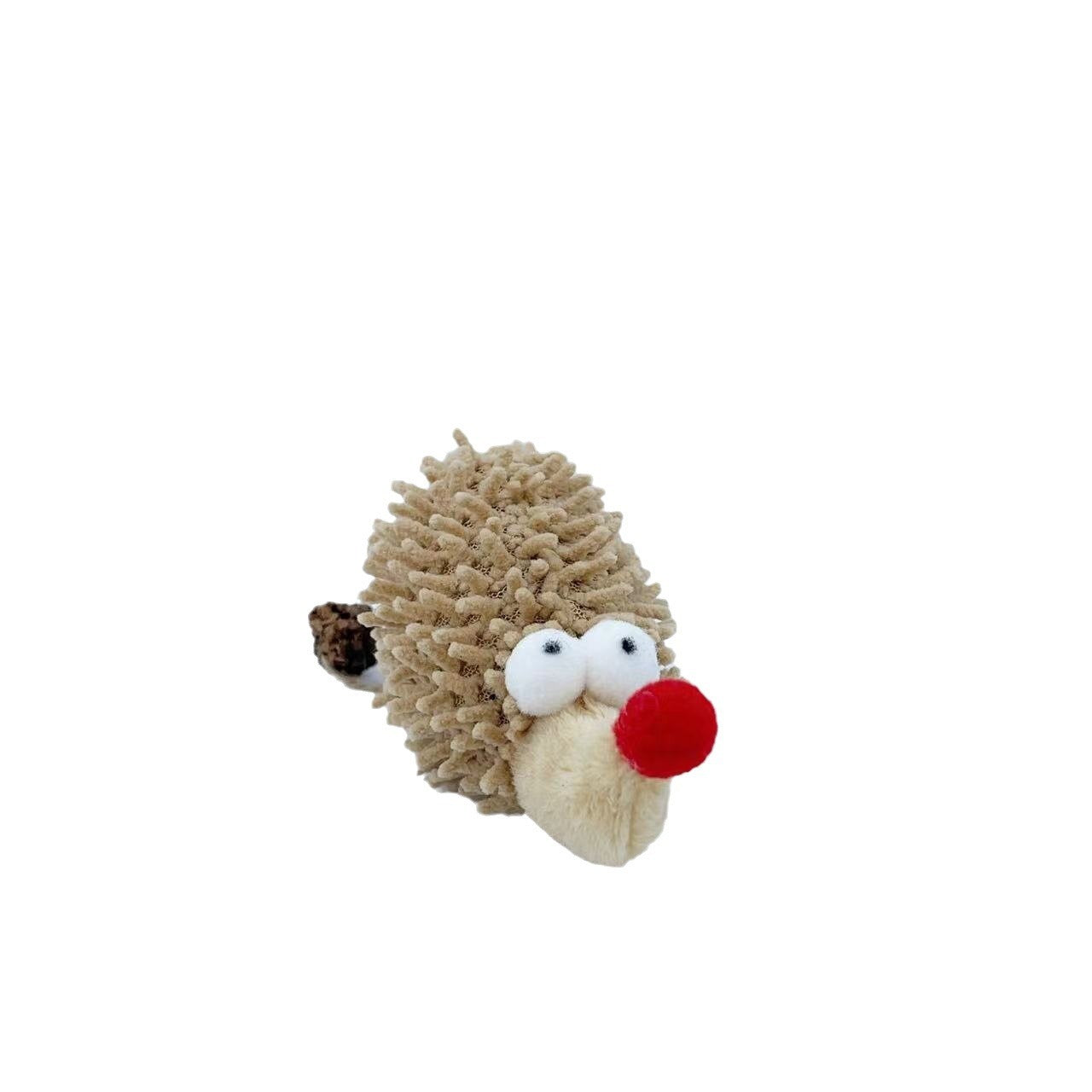 Cute Plush Cartoon Hedgehog Cat Toy