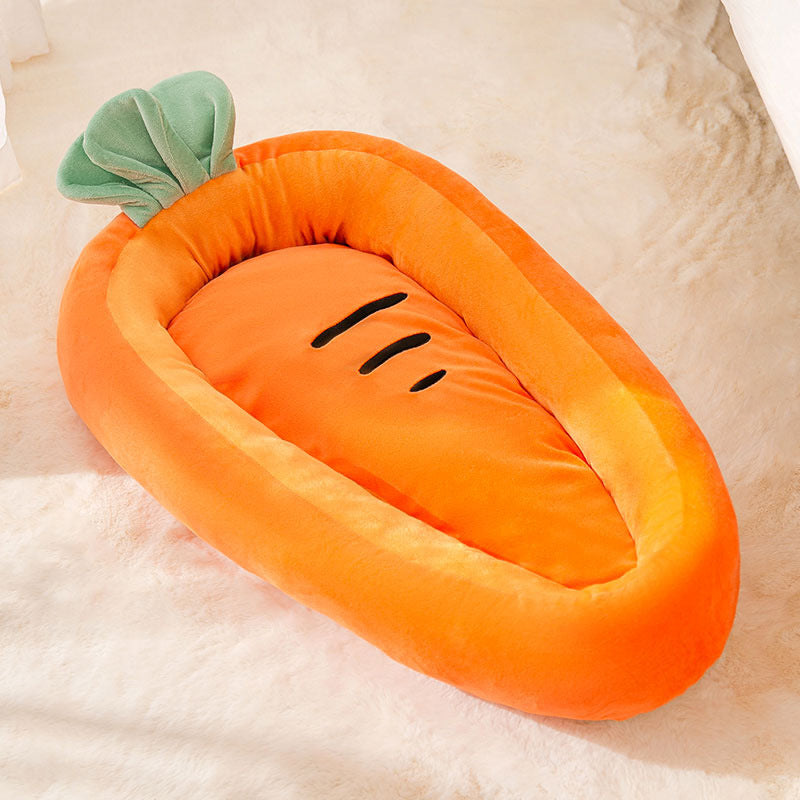 Universal Summer Warm Semi-closed Carrot Cat Litter